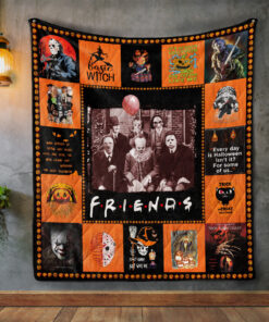 Buy Friends Psychodynamics Horror Movie Characters Halloween Quilt Blanket & Quilt Bedding Set