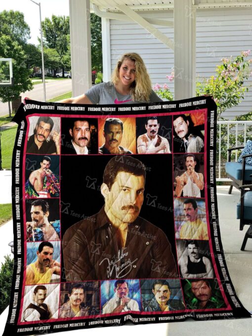 Buy Freddie Mercury Quilt Blanket & Quilt Bedding Set - Meteew