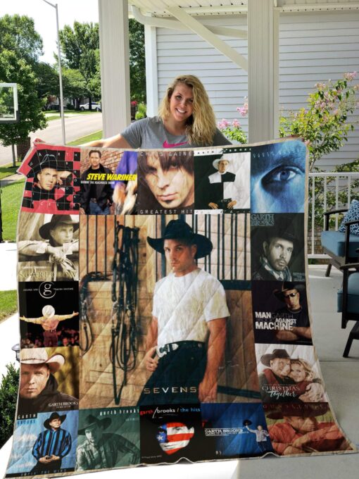 Buy Garth Brooks Quilt Blanket & Quilt Bedding Set For Fans Ver 17