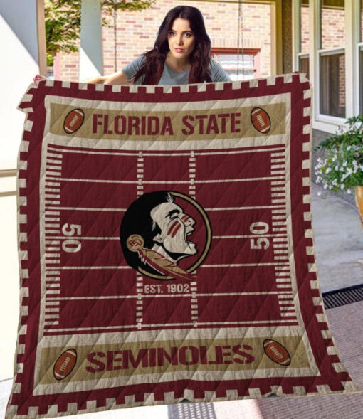 Buy Florida State Seminoles 2 Quilt Blanket & Quilt Bedding Set