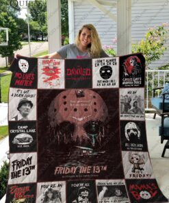 Buy Friday The 13Th T-Shirt Quilt Blanket & Quilt Bedding Set For Fans