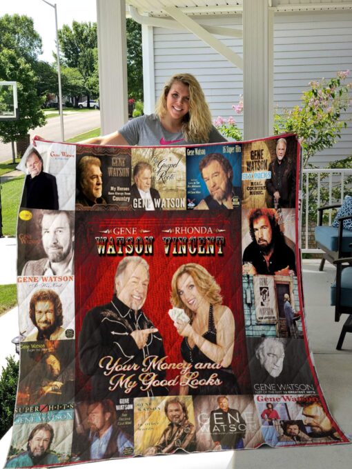 Buy Gene Watson Albums Quilt Blanket & Quilt Bedding Set For Fans Ver 17