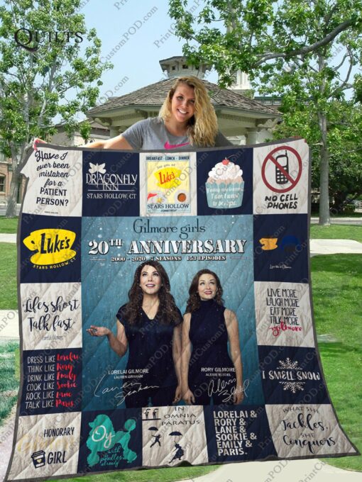 Buy Gilmore Girl 20Th Anniversary Quilt Blanket & Quilt Bedding Set For Fans Ver 17