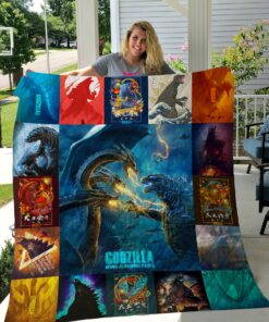 Buy Godzilla Quilt Blanket & Quilt Bedding Set - Meteew