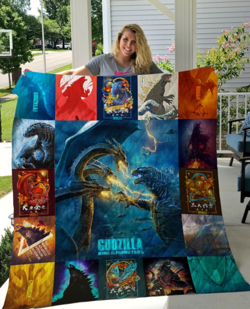 Buy Godzilla Quilt Blanket & Quilt Bedding Set - Meteew