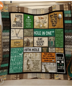 Buy Golf Keep Calm And Sink The Putt Quilt Blanket & Quilt Bedding Set Great Customized Gifts For Birthday Christmas Thanksgiving Perfect Gifts For Golf Lover