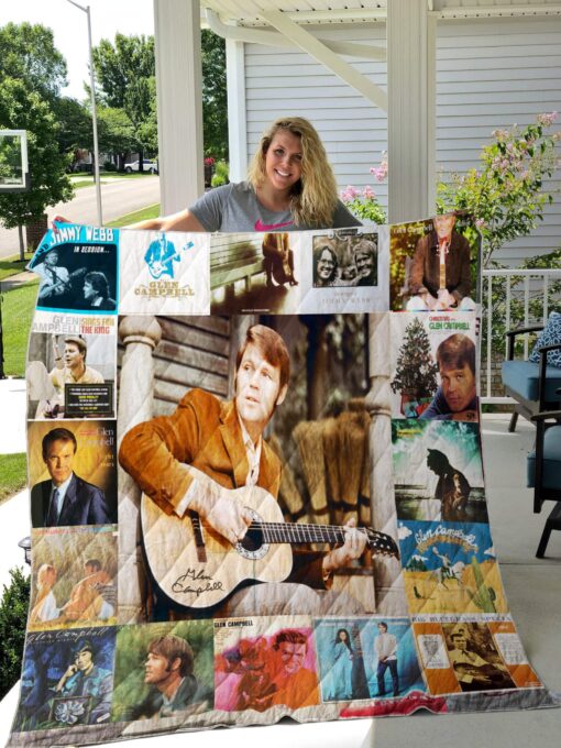 Buy Glen Campbell Quilt Blanket & Quilt Bedding Set For Fans Ver 17