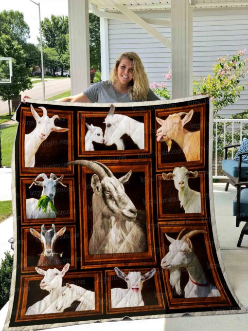 Buy Goat Picture Collection Quilt Blanket & Quilt Bedding Set Great Customized Blanket Gifts For Birthday Christmas Thanksgiving