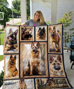 Buy German Shepherd Natural Quilt Blanket & Quilt Bedding Set Great Customized Blanket Gifts For Birthday Christmas Thanksgiving