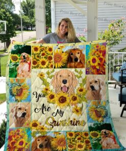 Buy Golden Sunflower You Are My Sunshine Quilt Blanket & Quilt Bedding Set Great Customized Blanket Gifts For Birthday Christmas Thanksgiving