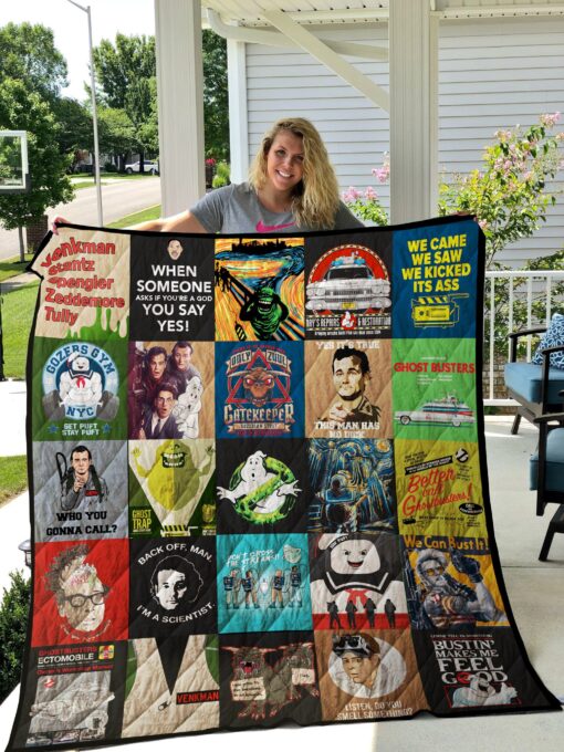 Buy Ghostbusters Poster Quilt Blanket & Quilt Bedding Set