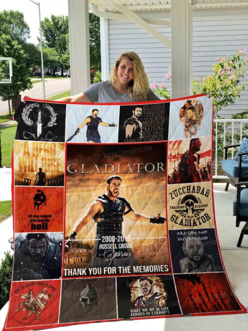 Buy Gladiator Quilt Blanket & Quilt Bedding Set 01