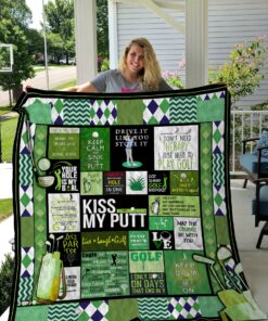 Buy Golf May The Course Be With You Quilt Blanket & Quilt Bedding Set Great Customized Blanket Gifts For Birthday Christmas Thanksgiving