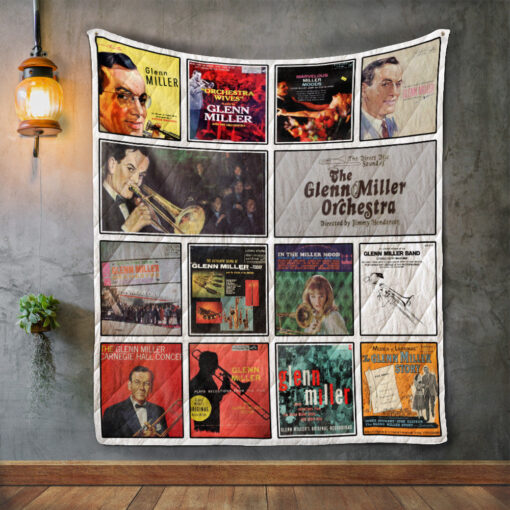 Buy Glenn Miller Album Covers Quilt Blanket & Quilt Bedding Set