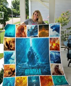 Buy Godzilla Quilt Blanket & Quilt Bedding Set 0978