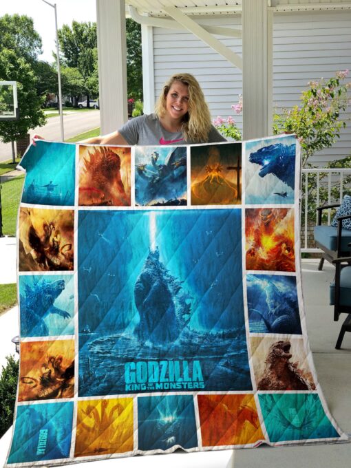 Buy Godzilla Quilt Blanket & Quilt Bedding Set 0978