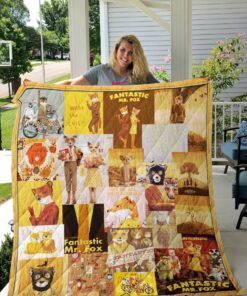 Buy Fantastic Mr. Fox Poster Quilt Blanket & Quilt Bedding Set Ver 3